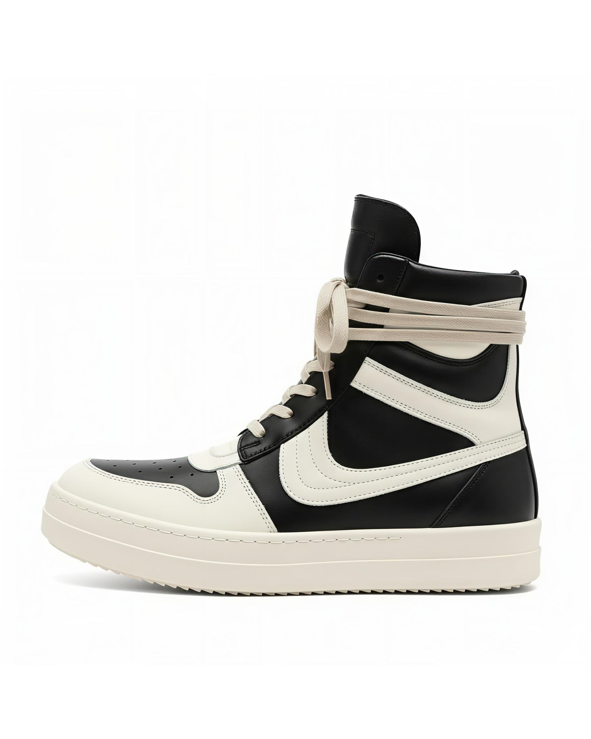 Garvik Sneaker +7cm｜厚底ハイカット スニーカー 黒 メンズ