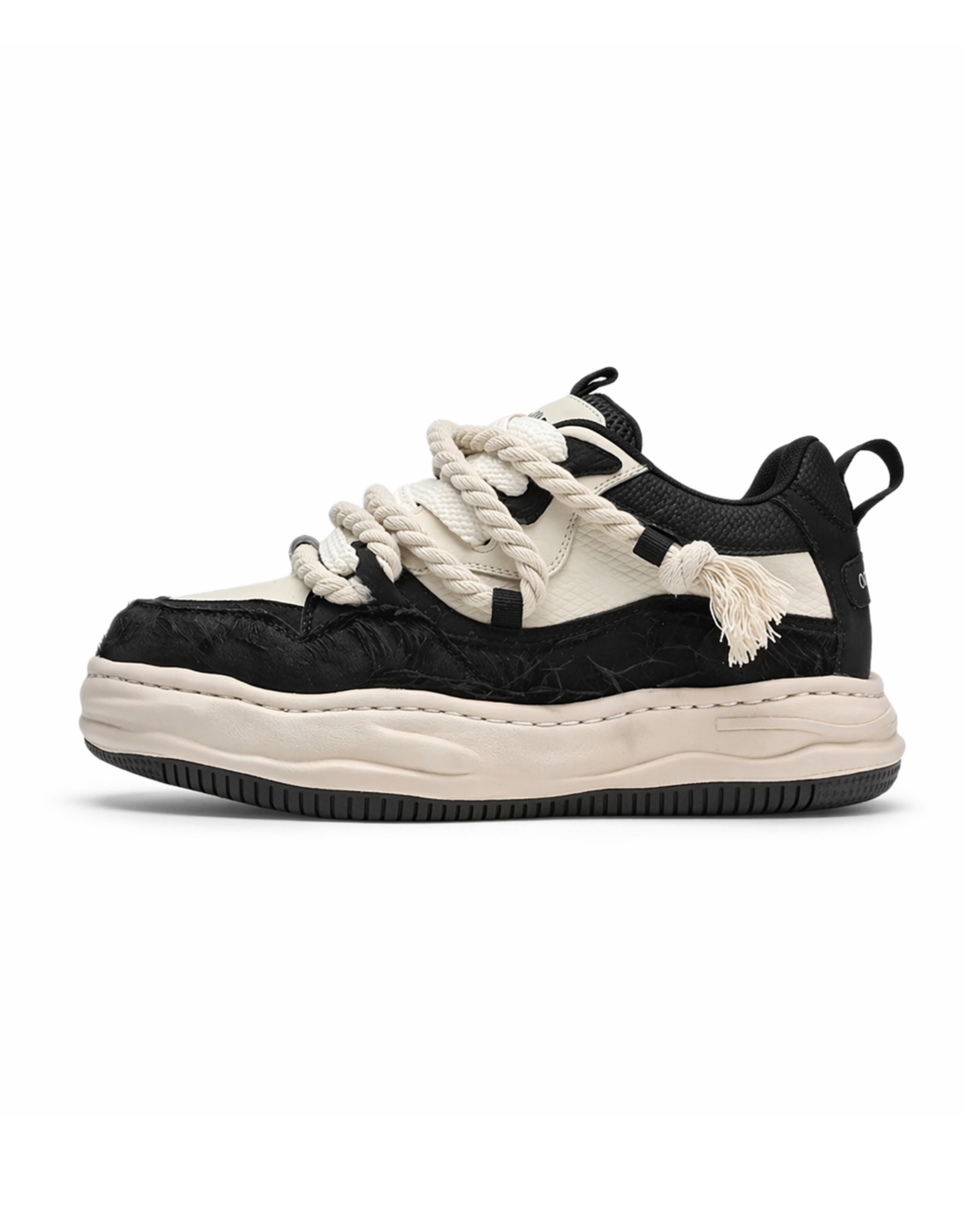 Thorbel Sneaker +5cm｜厚底ローカット スニーカー 黒 白 メンズ