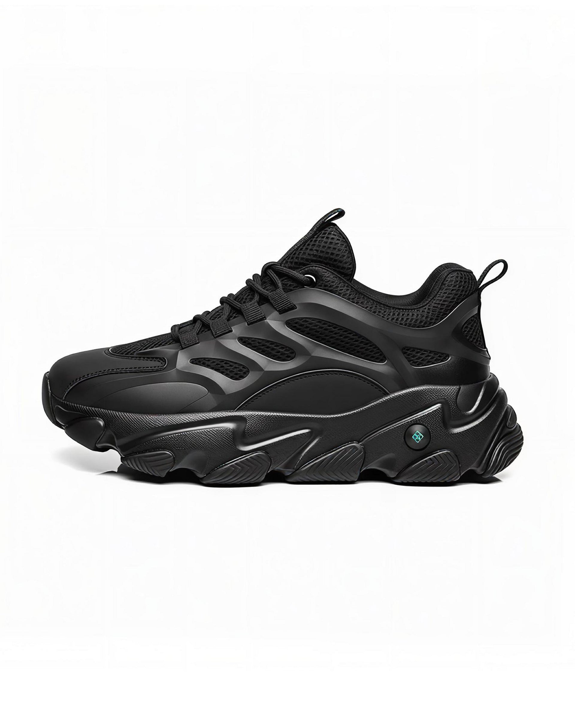 Cytrin Sneaker +7cm｜厚底ローカット スニーカー 黒 メンズ 