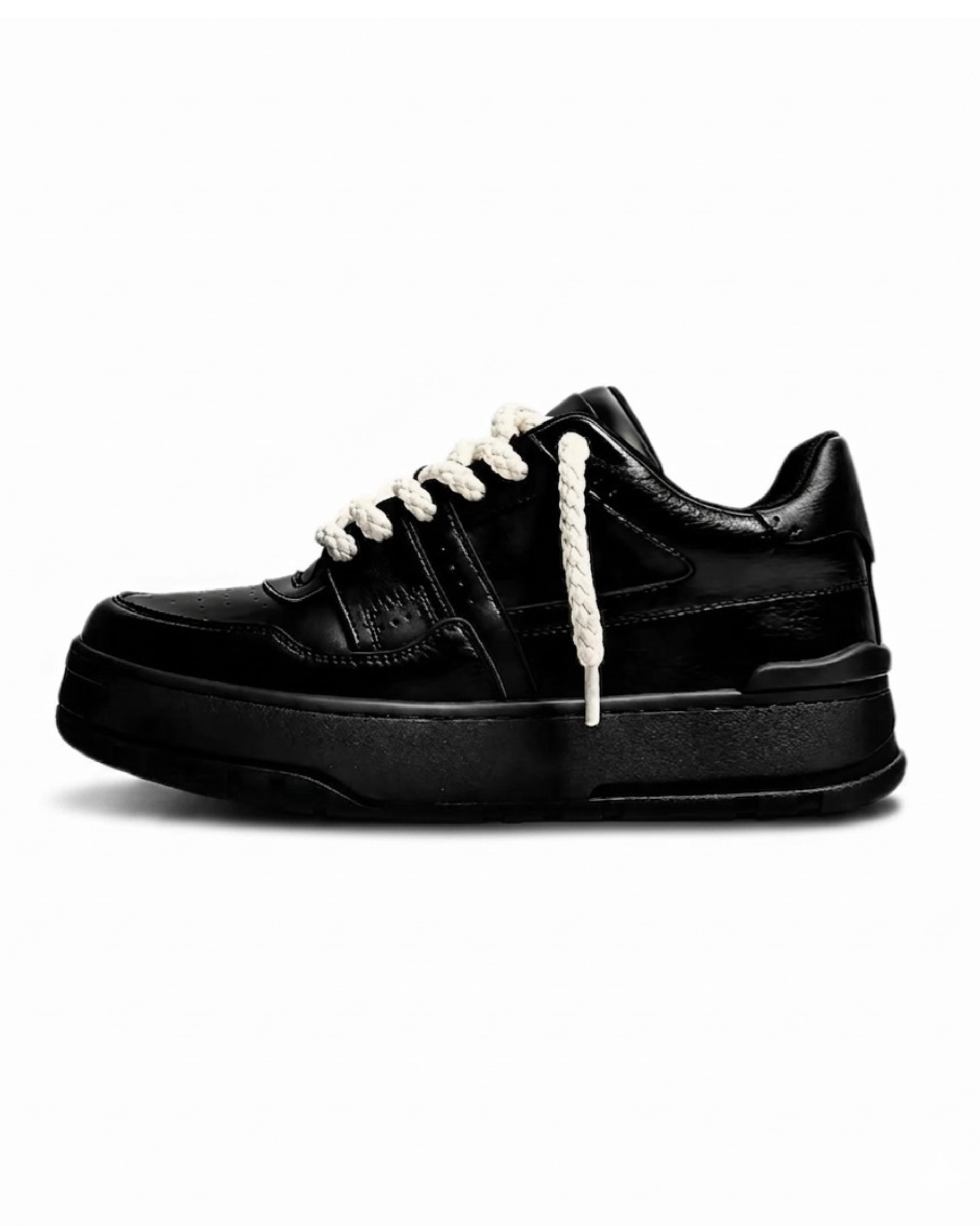 Crulan Sneaker +4cm 厚底スニーカー 黒 ベージュ メンズ レディース