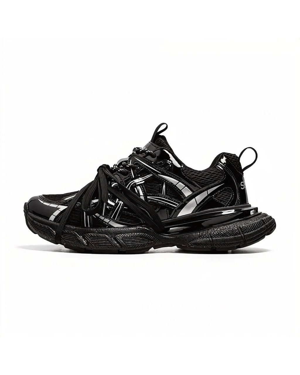 Caldis Sneaker +6cm 厚底スニーカー 黒 シルバー メンズ レディース