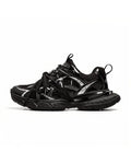 Caldis Sneaker +6cm 厚底スニーカー 黒 シルバー メンズ レディース