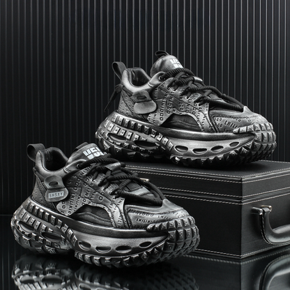 STITCHING LETTER PLATFFOM SNEAKER