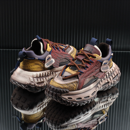 STITCHING LETTER PLATFFOM SNEAKER