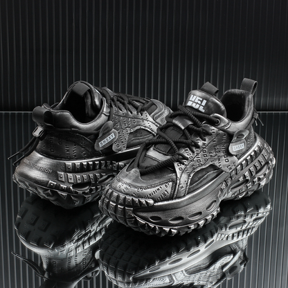 STITCHING LETTER PLATFFOM SNEAKER