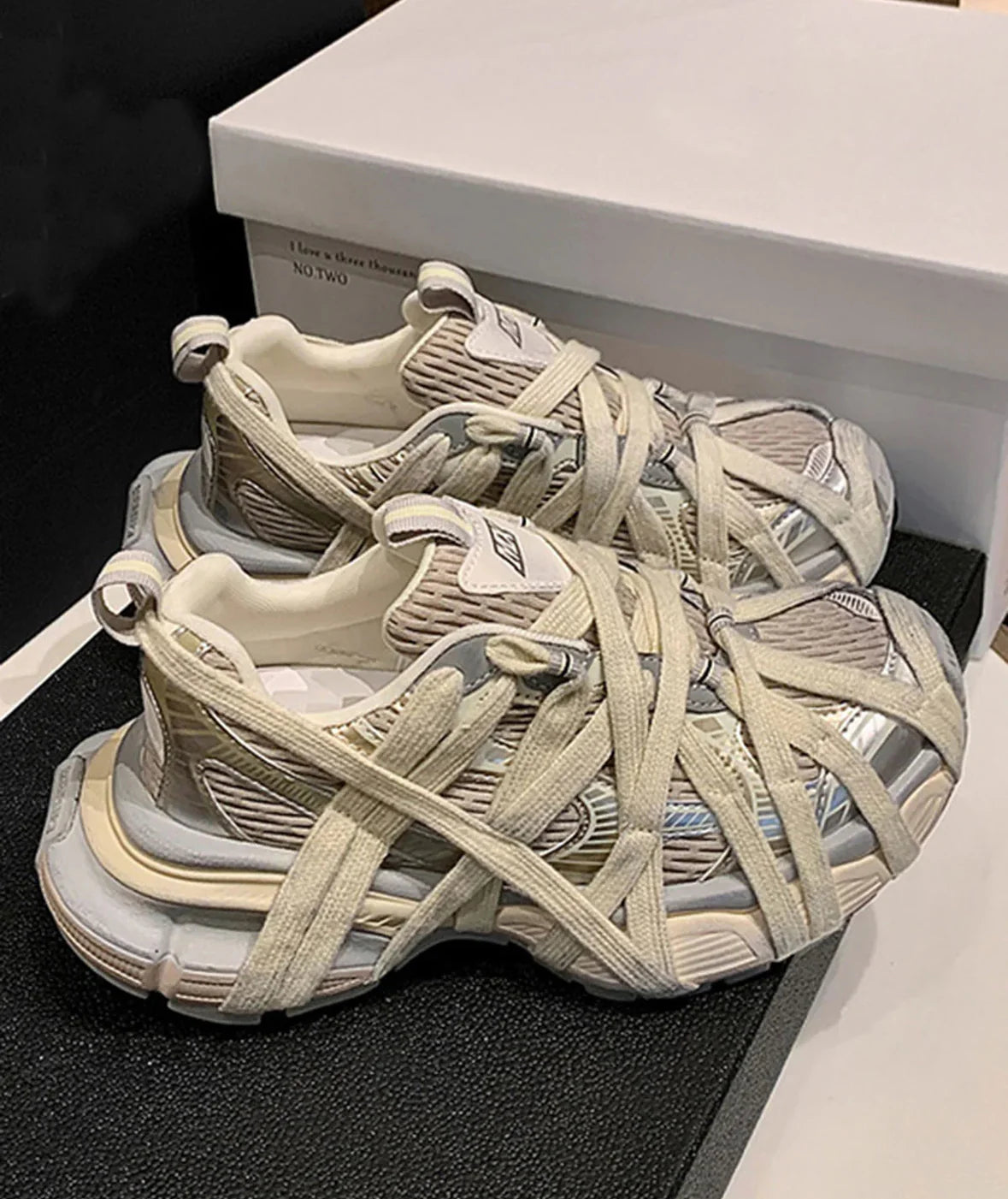 Velour Step Sneaker +5cm