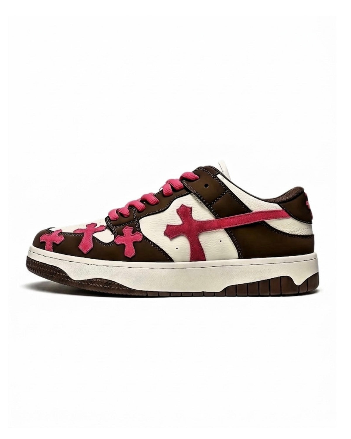 Sebrun Sneaker +4cm 厚底スニーカー ピンク メンズ レディース
