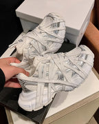 Velour Step Sneaker +5cm