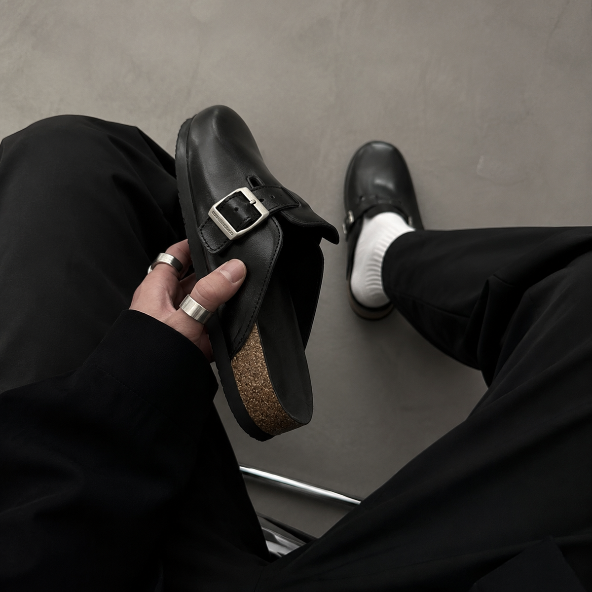 Bervik Buckle Mule +3cm