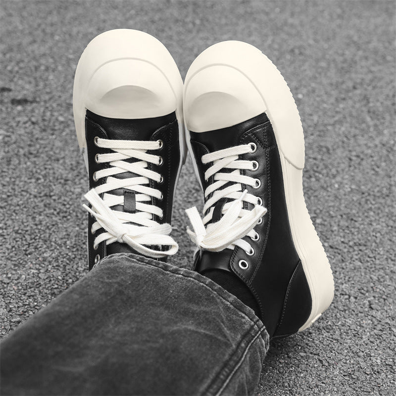 Luxury medium top sneaker +10cm