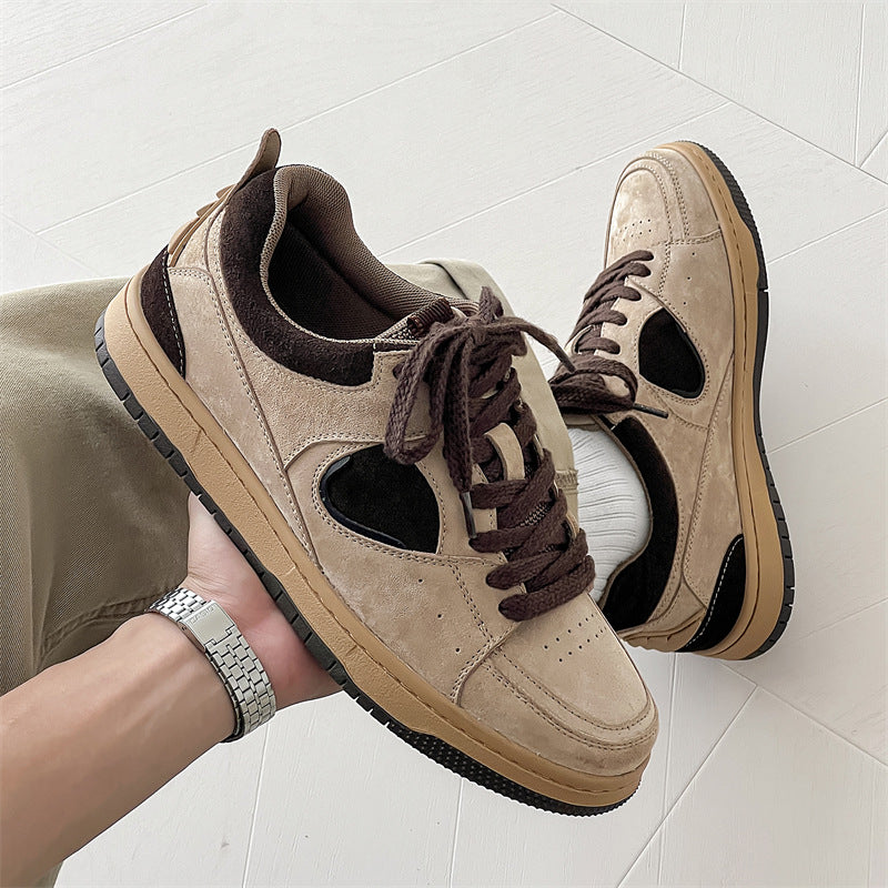 Olbric Sneaker +4cm｜厚底ロー スニーカー ブラウン メンズ