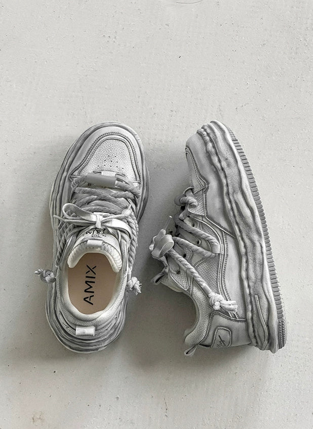 PLATFORM DIRTY ROPE SHOES