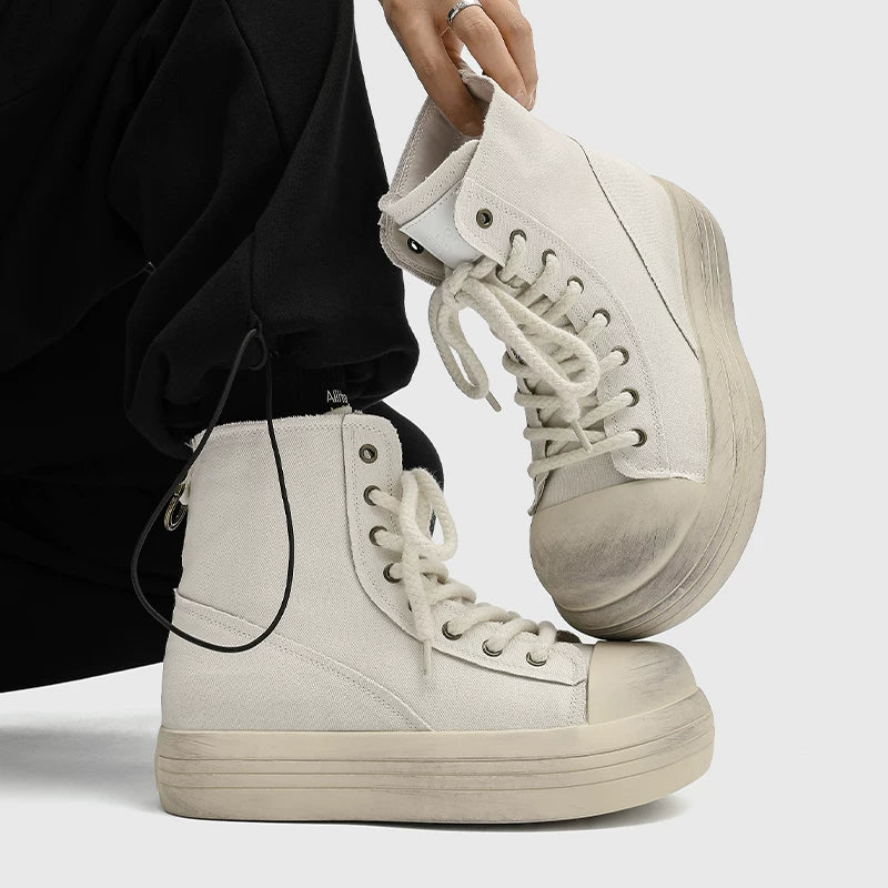 Sunjamoru Sneaker 厚底ハイカット スニーカー 詳細画像 3