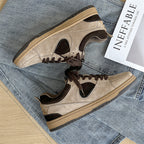 Suede Panel Sneaker +4cm
