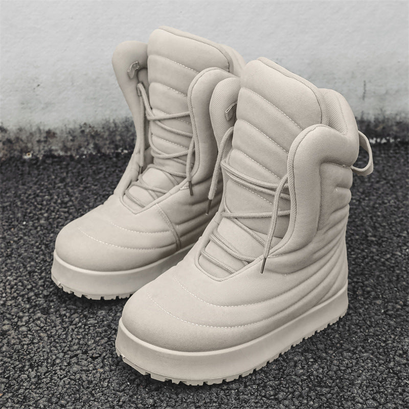 Hightop puff boots +9cm