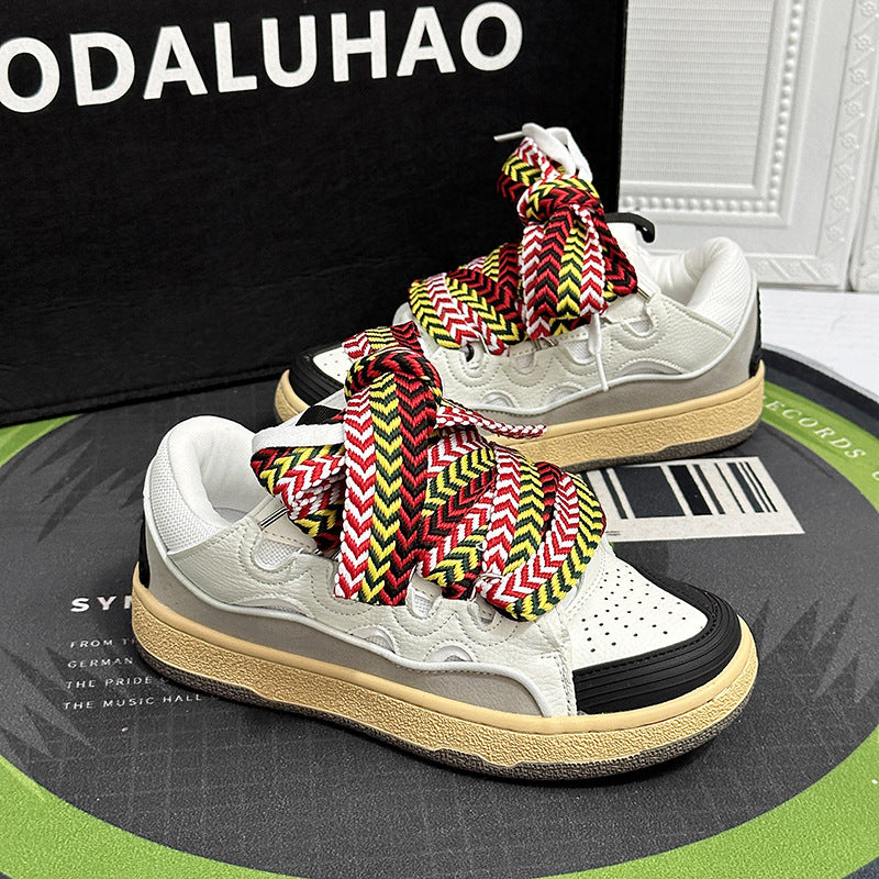 Curb Lace Sneaker +4cm