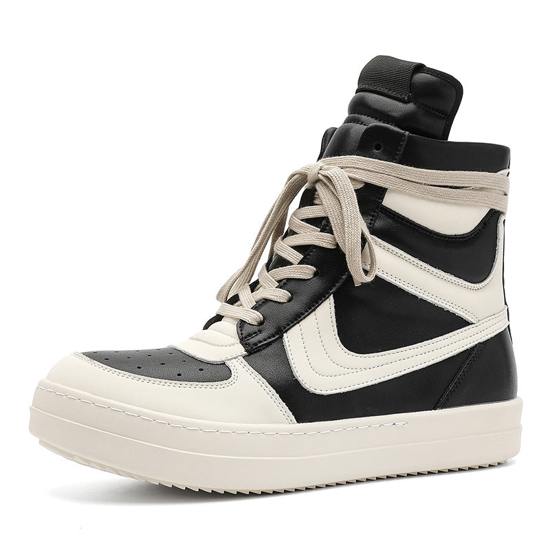 Garvik Sneaker +7cm｜厚底ハイカット スニーカー 黒 メンズ