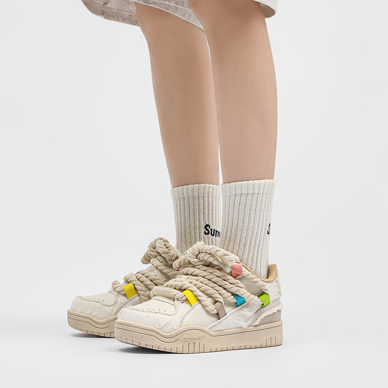 Multi-color rope Sneaker +5cm