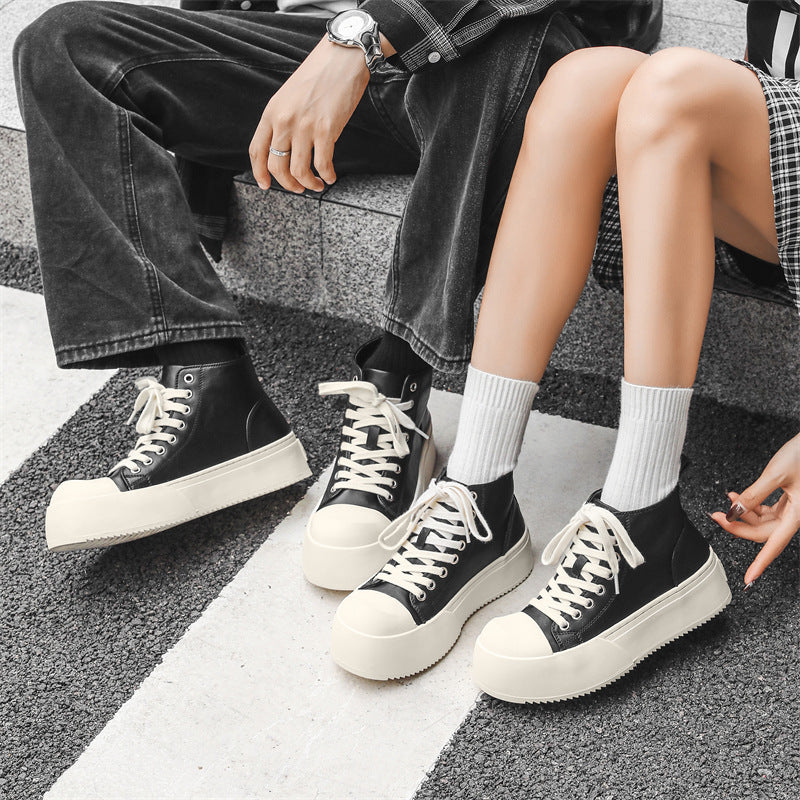 Luxury medium top sneaker +10cm