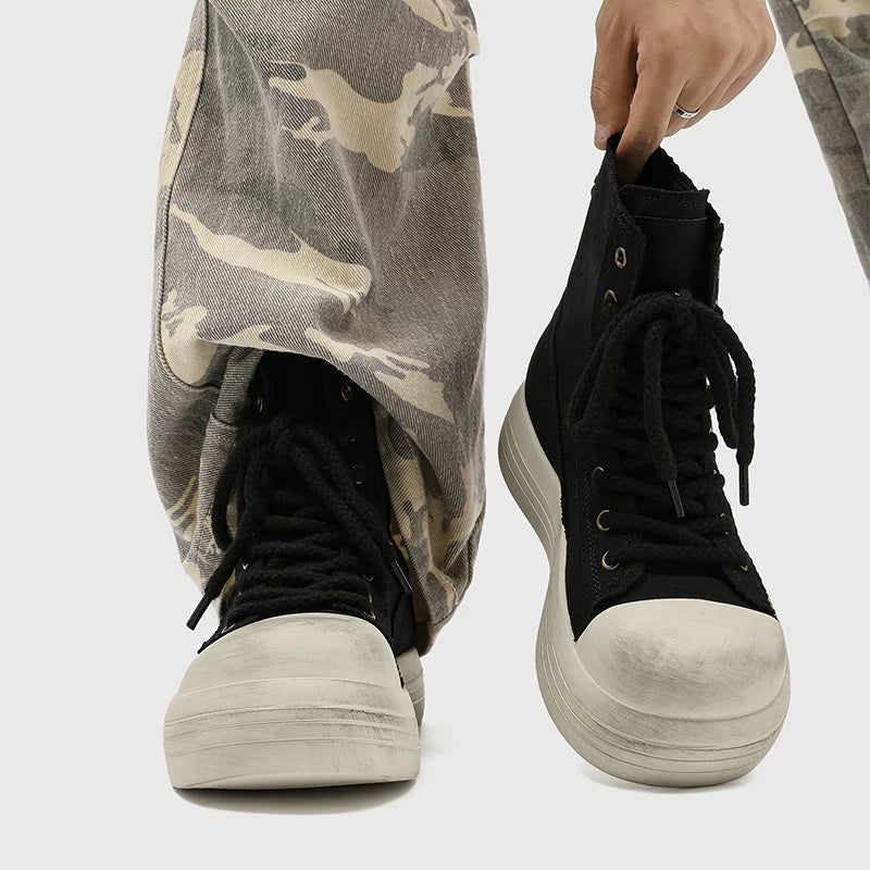 Sunjamoru Sneaker 厚底ハイカット スニーカー 詳細画像 2