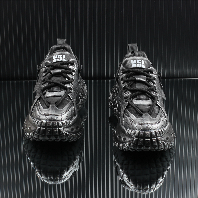 STITCHING LETTER PLATFFOM SNEAKER