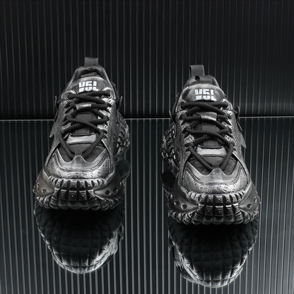 STITCHING LETTER PLATFFOM SNEAKER